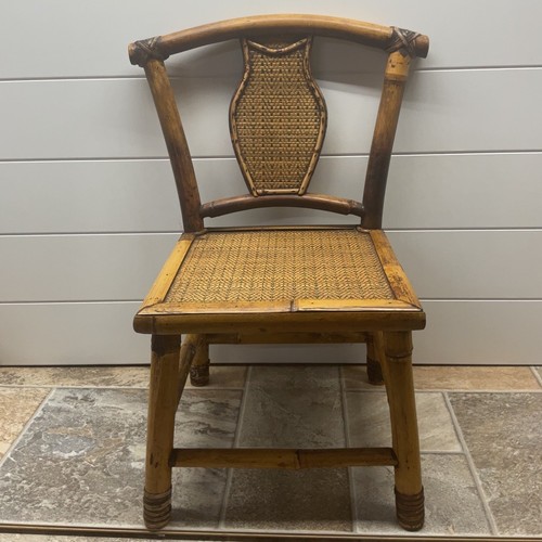 Sedia vintage accento - , bambù