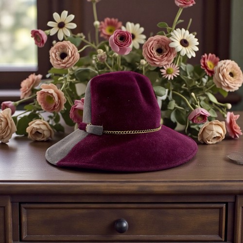 Cappello vintage marone - vintage, 1881