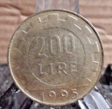 MONETA ITALIANA 200 LIRE 1995