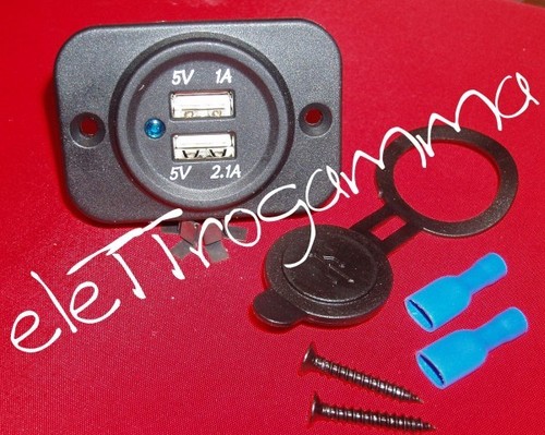 Doppia presa usb pannello - presa,