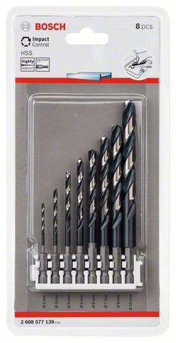 Bosch impact control hss set - bosch,