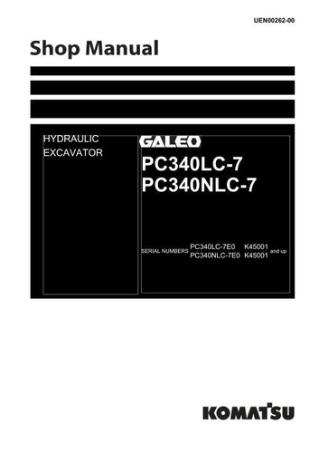 Komatsu galeo pc340lc - galeo, pc340lc-7