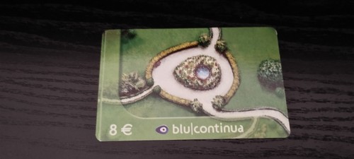 Scheda telefonica blu - scheda,