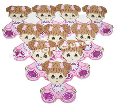 10 BABY SHOWER BOMBONIERE ROSA