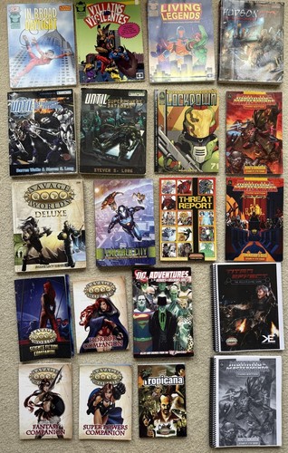Lot rpg books savage - rpg,