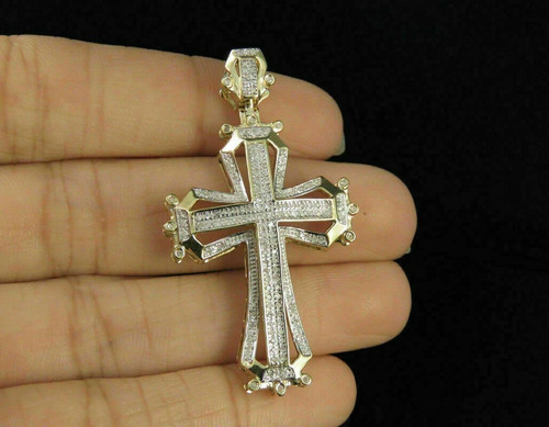 Ciondolo croce uomo - , diamante