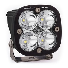 Baja Designs Squadron Fits Sport Spot Pattern Black LED Light Pod - Clear