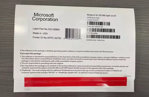 Microsoft windows server - windows, 2022