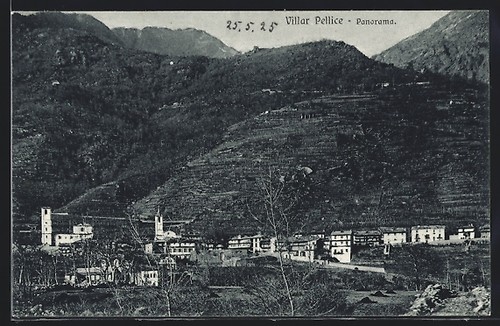 Cartolina villar pellice - villar,