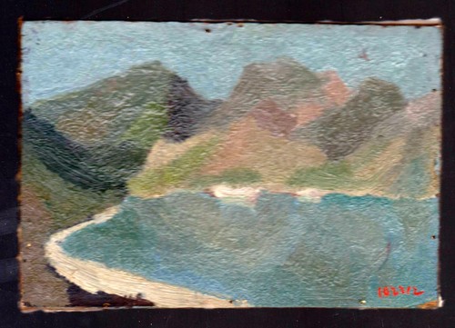 Carrer quadro dipinto olio - carrer,
