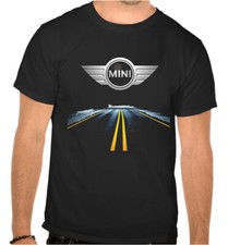 T-shirt nera Mini Cooper logo