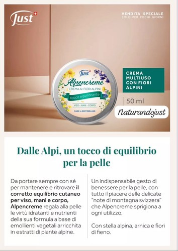 Just alpencreame crema - just,