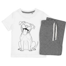 'Happy Pit Bull Terrier' Set