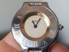 cartier 21 lady 28 mm. acciaio-oro anni ’90 ref. 901170652