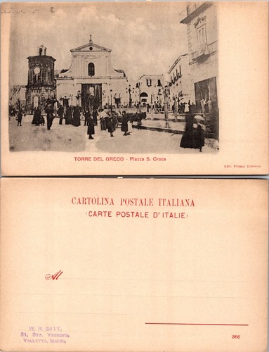 Cartolina torre del greco - del,