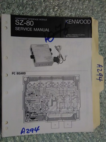 Kenwood manuale di - tg-80,