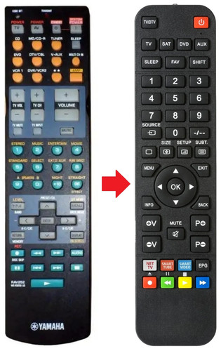 Telecomando adatto per yamaha - telecomando,