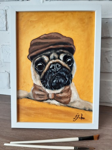 Carlino gentleman dipinto - gentleman,
