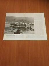 1966 LA PESCA NOTTURBA NEI MARI DEL ISOLA D' ELBA MOTOPESCHERECCIO PESCATORI