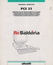 Personal computer PCS 33 Olivetti Olivetti   
