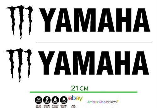 Adesivi monster yamaha moto - monster,