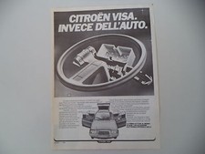 advertising Pubblicità 1979 CITROEN VISA 652 cc