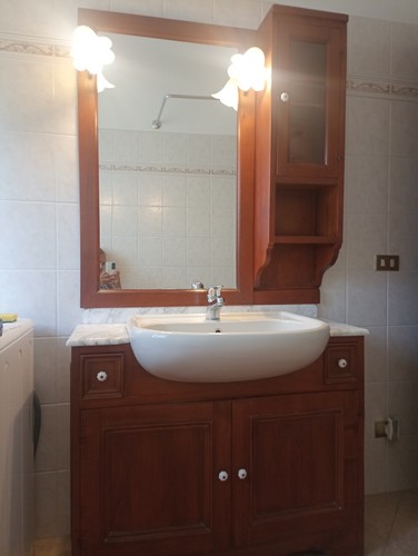 Mobile bagno con - lavabo,, in