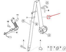 MINI CABRIO R52 Ceinture de