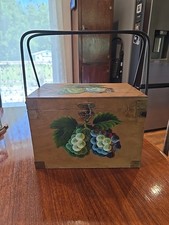 Vintage Large Hand Painted