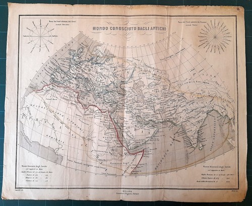 Carta geografica antica MONDO