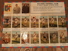 SCHEDA BOLOGNA - CALCIATORI PATUZZI 1965 1966 ORIGINALE RARO! - COMPLETA