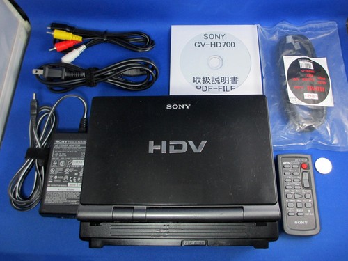 Sony hd700 hdv 1080i - 1080i, minidv