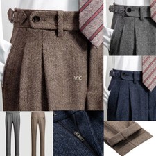 Pantaloni uomo retrò tweed