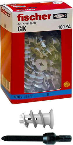 Fischer 542458 100 tasselli - fischer, 542458,