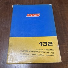 Fiat 132 Catalogo Ricambi 1972