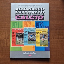 Almanacco illustrato del calcio Gazzetta ristampa Panini 1971 1972 1973