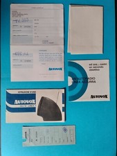 TELEVISIONE AUTOVOX 383  RODOLFO BONETTO set Manuali Istruzioni Garanzia Ecc
