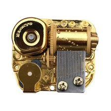 Music Box Ricambi Meccanismo Carica Oro Movimento Musicale Sankyo (Opzione 60 Tunes)