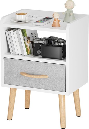 Lucknock comodino bianco con - comodino,