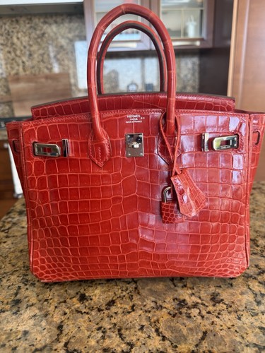 Hermes crocodile birkin - crocodile, 25