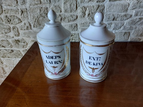 Authentique paire pots a - de,