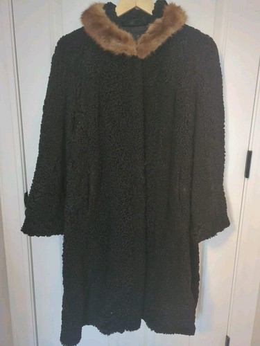 Cappotto lungo vintage - , nero