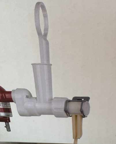 Pasta press attachment for