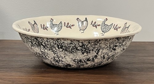Servizio pollo ceramica - pollo, in