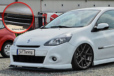 Spoiler anteriore spoiler lama ABS Renault Clio 3 GT Gordini ABE nero lucido