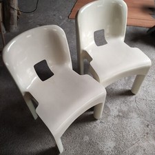 Kartell design Sedie Universale Joe Colombo mod 4868 vintage made in Italy 1973