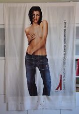Levi's Engineered Jeans originale 2001, poster pubblicitario gigante ultra raro