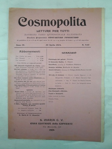 Cosmopolita letture per tutti - cosmopolita,