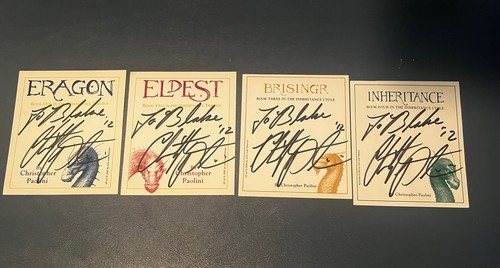Christopher paolini signed - christopher,