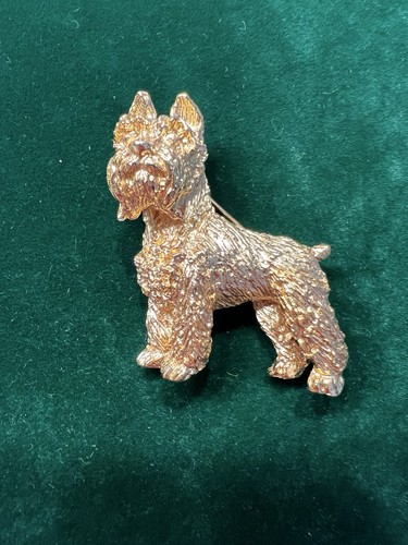 Spilla cane vintage corona - spilla,